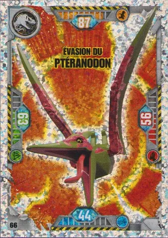 Jurassic World Trading Card Game (French) Series 1 - # 66 Évasion du Ptéranodon