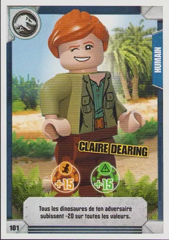 Jurassic World Trading Card Game (French) Series 1 - # 101 Claire Dearing