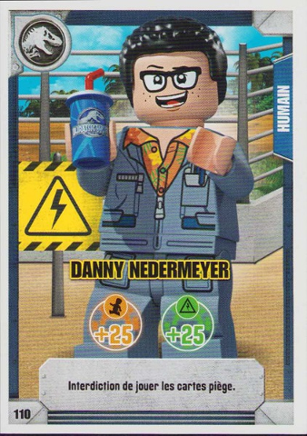Jurassic World Trading Card Game (French) Series 1 - # 110 Danny Nedermeyer