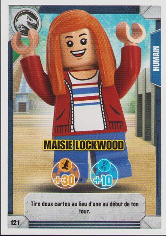 Jurassic World Trading Card Game (French) Series 1 - # 121 Maisie Lockwood
