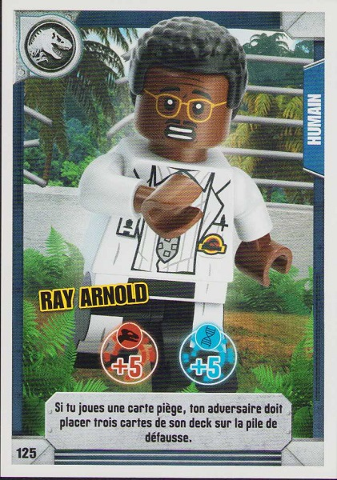Jurassic World Trading Card Game (French) Series 1 - # 125 Ray Arnold