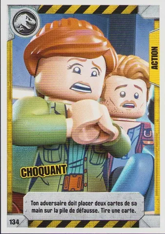 Jurassic World Trading Card Game (French) Series 1 - # 134 Choquant