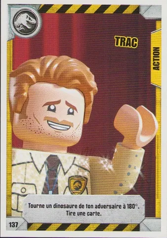 Jurassic World Trading Card Game (French) Series 1 - # 137 Trac