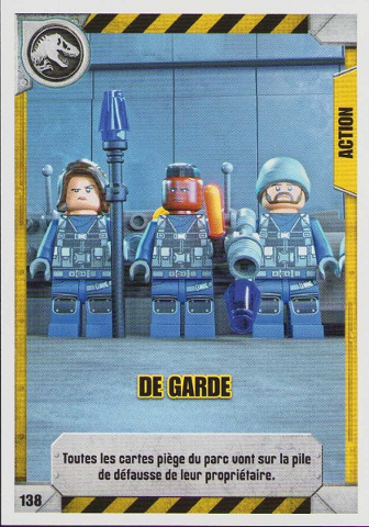 Jurassic World Trading Card Game (French) Series 1 - # 138 De Garde