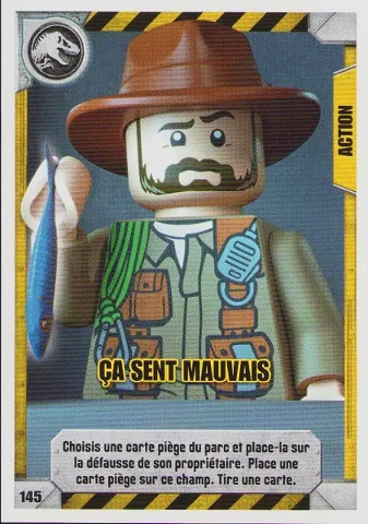 Jurassic World Trading Card Game (French) Series 1 - # 145 Ça Sent Mauvais