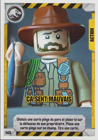 Jurassic World Trading Card Game (French) Series 1 - # 145 Ça Sent Mauvais