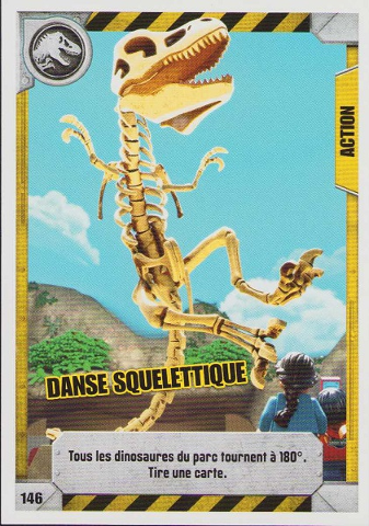 Jurassic World Trading Card Game (French) Series 1 - # 146 Danse Squelettique