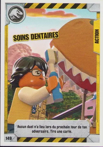 Jurassic World Trading Card Game (French) Series 1 - # 149 Soins Dentaires