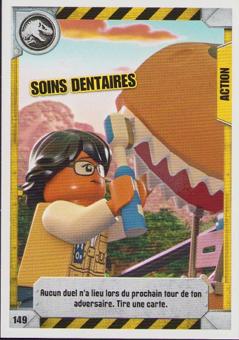 Jurassic World Trading Card Game (French) Series 1 - # 149 Soins Dentaires
