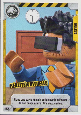 Jurassic World Trading Card Game (French) Series 1 - # 152 Réalité Virtuelle