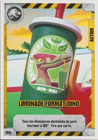 Jurassic World Trading Card Game (French) Series 1 - # 155 Limonade Format Dino