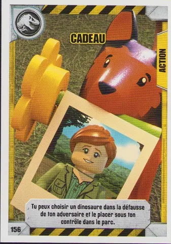 Jurassic World Trading Card Game (French) Series 1 - # 156 Cadeau