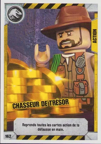 Jurassic World Trading Card Game (French) Series 1 - # 162 Chasseur de Trésor