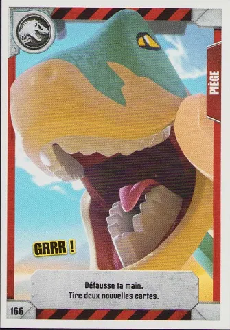 Jurassic World Trading Card Game (French) Series 1 - # 166 Grrr !