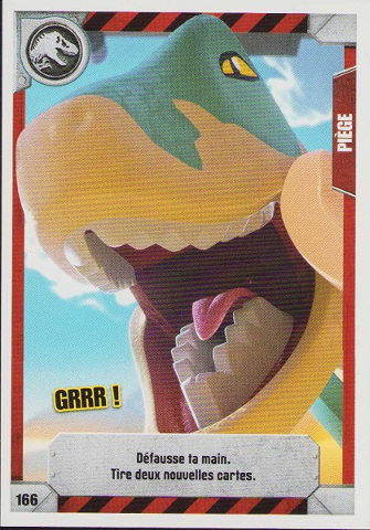 Jurassic World Trading Card Game (French) Series 1 - # 166 Grrr !