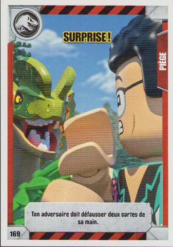 Jurassic World Trading Card Game (French) Series 1 - # 169 Surprise !