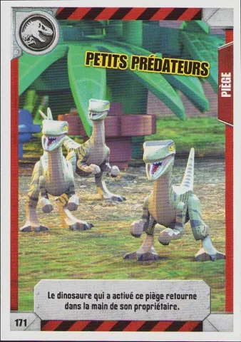 Jurassic World Trading Card Game (French) Series 1 - # 171 Petits Prédateurs