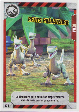 Jurassic World Trading Card Game (French) Series 1 - # 171 Petits Prédateurs