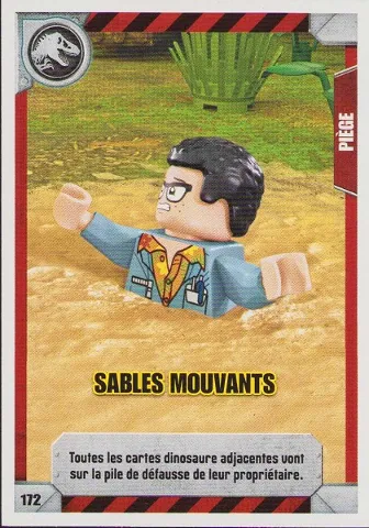 Jurassic World Trading Card Game (French) Series 1 - # 172 Sables Mouvants