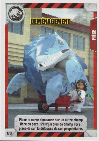 Jurassic World Trading Card Game (French) Series 1 - # 173 Déménagement