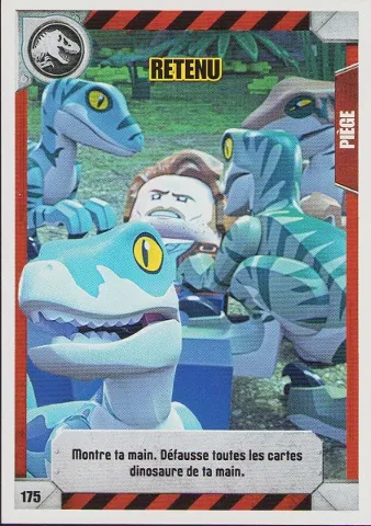 Jurassic World Trading Card Game (French) Series 1 - # 175 Retenu
