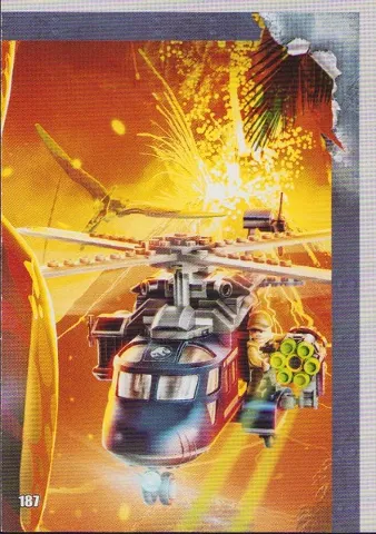 Jurassic World Trading Card Game (French) Series 1 - # 187 Puzzle Piece