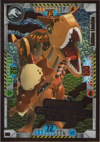 Jurassic World Trading Card Game (French) Series 1 - # LE3 Carnotaurus contre Stygimoloch Édition Limitée