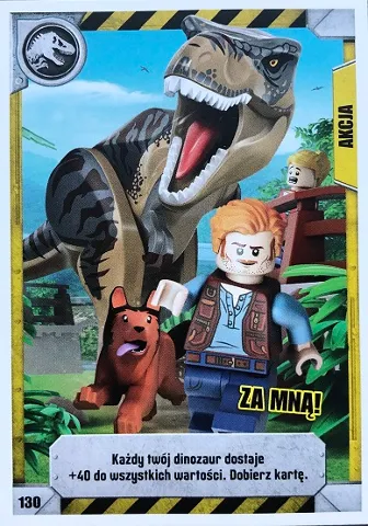 Jurassic World Trading Card Game (Polish) Series 1 - # 130 Za mną!