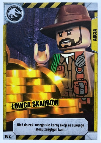 Jurassic World Trading Card Game (Polish) Series 1 - # 162 Łowca Skarbów