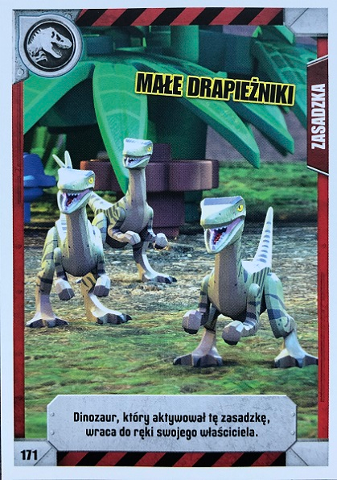 Jurassic World Trading Card Game (Polish) Series 1 - # 171 Małe drapieżniki