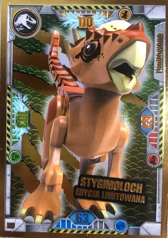 Jurassic World Trading Card Game (Polish) Series 1 - # LE7 Stygimoloch Edycja Limitowana