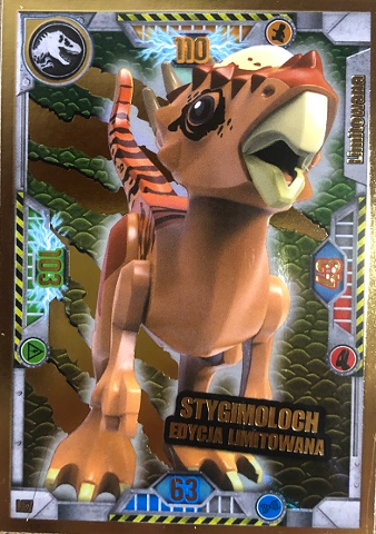 Jurassic World Trading Card Game (Polish) Series 1 - # LE7 Stygimoloch Edycja Limitowana