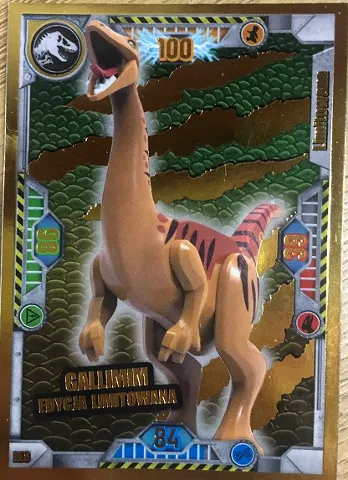 Jurassic World Trading Card Game (Polish) Series 1 - # LE8 Gallimim Edycja Limitowana