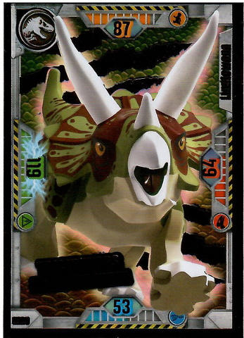 Jurassic World Trading Card Game (Polish) Series 1 - # LE20 Triceratops Edycja Limitowana