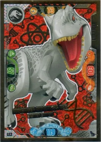 Jurassic World Trading Card Game (German) Series 2 - # LE2 Hungriger Indominus rex Limited Edition