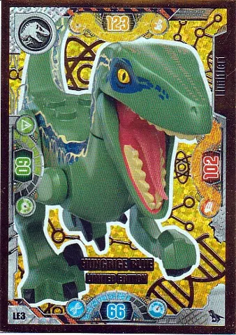 Jurassic World Trading Card Game (German) Series 2 - # LE3 Hungrige Blue Limited Edition