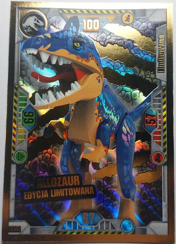 Jurassic World Trading Card Game (Polish) Series 2 - # LE23 Allozaur Edycja Limitowana