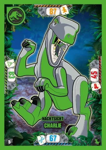 Jurassic World Trading Card Game (German) Series 3 - # 5 Nachtsicht Charlie
