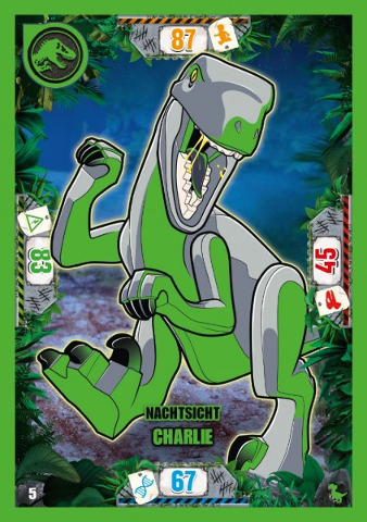 Jurassic World Trading Card Game (German) Series 3 - # 5 Nachtsicht Charlie