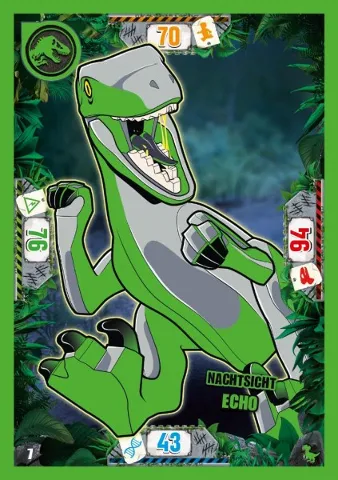 Jurassic World Trading Card Game (German) Series 3 - # 7 Nachtsicht Echo