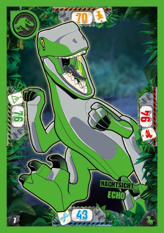 Jurassic World Trading Card Game (German) Series 3 - # 7 Nachtsicht Echo