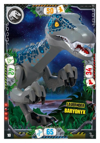 Jurassic World Trading Card Game (German) Series 3 - # 10 Lauernder Baryonyx