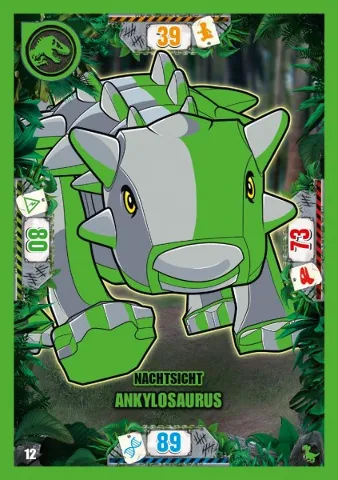 Jurassic World Trading Card Game (German) Series 3 - # 12 Nachtsicht Ankylosaurus