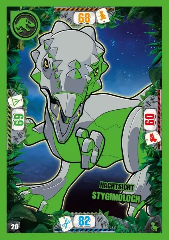 Jurassic World Trading Card Game (German) Series 3 - # 20 Nachtsicht Stygimoloch