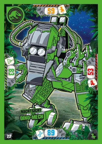 Jurassic World Trading Card Game (German) Series 3 - # 22 Nachtsicht Dino-Mech