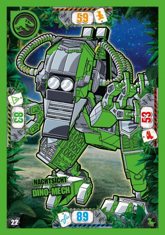 Jurassic World Trading Card Game (German) Series 3 - # 22 Nachtsicht Dino-Mech
