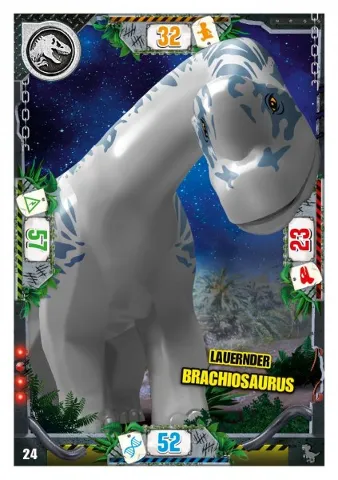 Jurassic World Trading Card Game (German) Series 3 - # 24 Lauernder Brachiosaurus