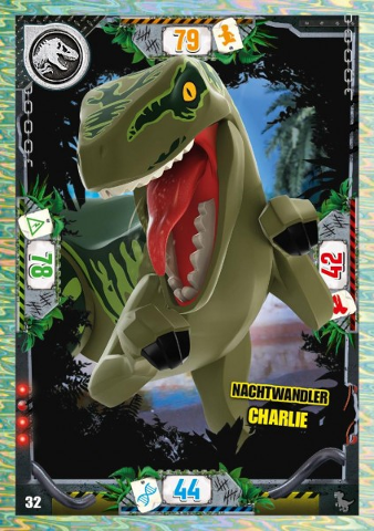 Jurassic World Trading Card Game (German) Series 3 - # 32 Nachtwandler Charlie