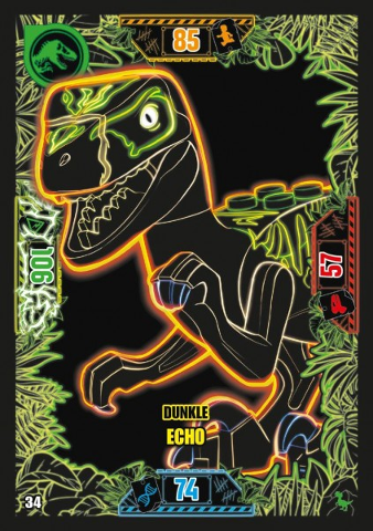 Jurassic World Trading Card Game (German) Series 3 - # 34 Dunkle Echo