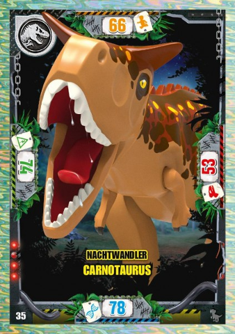 Jurassic World Trading Card Game (German) Series 3 - # 35 Nachtwandler Carnotaurus